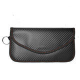 Key Fob Protector, RFID Blocking  Bag for Car Keys, Anti-Theft Signal Blocking Pouch for Key Fob Security (2 Pack)Red stitching In Australia - Darrahopens
