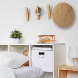 4 Pack Wood Wall Hooks Natural Wooden Coat Hooks Hat Hooks No Damage for Hanging Towels Clothes Adhesive Modern Home Decorative Gift In Australia - Darrahopens