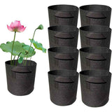8Pack Lily Plant Pots for Pond, Thickened Nonwoven Plant Fabric Pots with Handles, Durable Breathe Reusable Fabric Plant Bags for Aquatic Plants, Potato, Carrot, Onion, Flower In Australia - Darrahopens