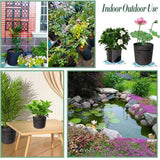 8Pack Lily Plant Pots for Pond, Thickened Nonwoven Plant Fabric Pots with Handles, Durable Breathe Reusable Fabric Plant Bags for Aquatic Plants, Potato, Carrot, Onion, Flower In Australia - Darrahopens