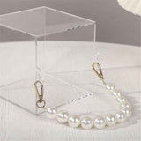 Transparent Wedding Gift Storage Girl's Flower Basket Transparent Flower Basket Wedding Pearl Handle Gift Box (12 * 12 * 12cm) In Australia - Darrahopens