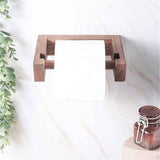 Wood Wall Mounted Toilet Paper Holder,Wooden Toilet Paper Holder,Adhesive Bathroom Tissue Holder,Wood Toilet Paper Roll Holder Tissue Holder for Bathroom In Australia - Darrahopens