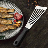 Fish Spatula,Stainless Steel Fish Turner,Flexible Metal Spatula for Flipping Fish,Eggs,Crepes, Steaks,Burgers and Baking,Rust-Proof & Corrosion-Resistant In Australia - Darrahopens