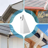 (25 pcs) White Aluminum Gutter Wedge for 5 Inch K-Style Gutters- Use to Level Your Rain Gutters When Fascia is at an Angle. For use with 3/12 Through 5/12 Roof Pitch In Australia - Darrahopens