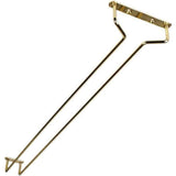 35cm Gold Wine Glass Rack, Under Cabinet Wine Glass Holder Stainless Steel Stemware Rack - Hanging Stemware Holder for Cabinet Kitchen Bar, Set of 2 In Australia - Darrahopens