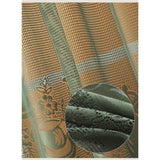 Half curtain lace decoration coffee curtain dust blocking curtain atmosphere curved curtain non perforated partition curtain bedroom（Green200*100cm） In Australia - Darrahopens