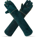 Animal Handling Gloves - Bite Proof, Long Protective, Durable Gloves for Cat, Dog, Snake, Falcon, Zoo Workers, Animal Handling Bite-Resistant（60cm） In Australia - Darrahopens
