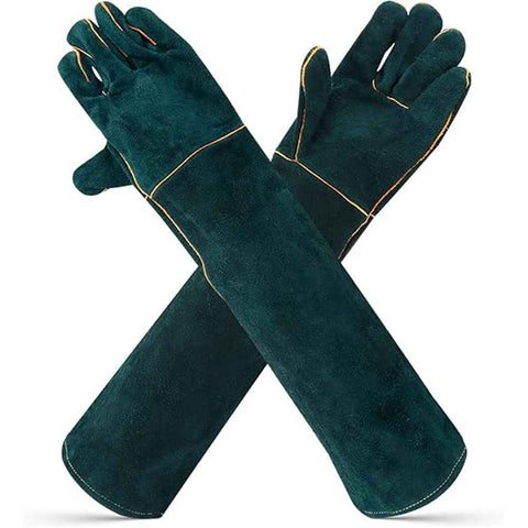 Animal Handling Gloves - Bite Proof, Long Protective, Durable Gloves for Cat, Dog, Snake, Falcon, Zoo Workers, Animal Handling Bite-Resistant（60cm） In Australia - Darrahopens