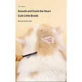 Upgraded Black pet face comb, cat and dog comb, bear dense teeth, needle comb, mouth brush, flea comb supplies In Australia - Darrahopens