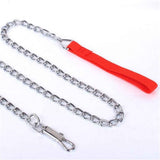 2pcs Metal Dog Chain, Dog Tie Out Cable, Dog Runner for Yard, Dog Cable for Camping Hiking Running Parks(Red 2.0mm*120cm) In Australia - Darrahopens