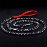 2pcs Metal Dog Chain, Dog Tie Out Cable, Dog Runner for Yard, Dog Cable for Camping Hiking Running Parks(Red 2.0mm*120cm) In Australia - Darrahopens