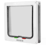 Pets Standard Cat and Small Pet Door,  Magnetic Pet Door Kit White, Weather-Resistant Cat Door for Cats & Doggy（20*19*5cm） In Australia - Darrahopens