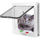 Pets Standard Cat and Small Pet Door,  Magnetic Pet Door Kit White, Weather-Resistant Cat Door for Cats & Doggy（20*19*5cm） In Australia - Darrahopens