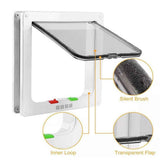 Pets Standard Cat and Small Pet Door,  Magnetic Pet Door Kit White, Weather-Resistant Cat Door for Cats & Doggy（20*19*5cm） In Australia - Darrahopens