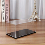 Acrylic Display Case Plastic Box Cube Storage Box Clear Small Assemble Dustproof Showcase  for Collectibles Items（14*7*7.7cm） In Australia - Darrahopens