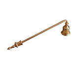 Candle Snuffer Home Collection – Refined Elegance with Elongated Thin Handle – Candle Wick Accessory , Elegant Candles Accessory（golden）