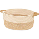 Medium Rope Basket with Handles, Medium Storage Basket, Home Decor Organizer for Towels,toys, Books & Magazines In Australia - Darrahopens