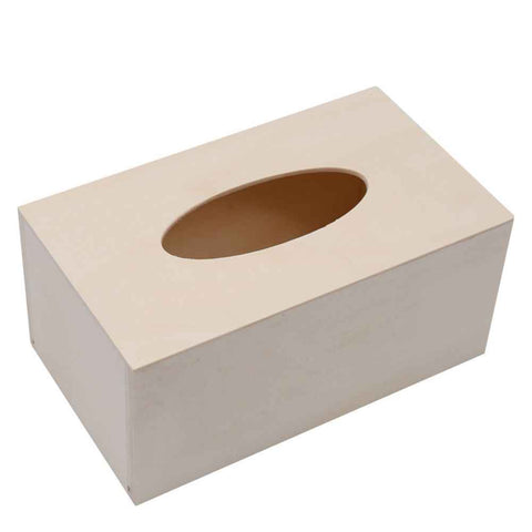 Tissue Box Cover Rectangle, Wood Tissue Box Holder, Wooden Facial Paper Holder for Bathroom, Bedroom, Dinner Table, Office In Australia - Darrahopens