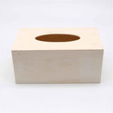 Tissue Box Cover Rectangle, Wood Tissue Box Holder, Wooden Facial Paper Holder for Bathroom, Bedroom, Dinner Table, Office In Australia - Darrahopens