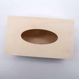 Tissue Box Cover Rectangle, Wood Tissue Box Holder, Wooden Facial Paper Holder for Bathroom, Bedroom, Dinner Table, Office In Australia - Darrahopens