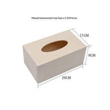 Tissue Box Cover Rectangle, Wood Tissue Box Holder, Wooden Facial Paper Holder for Bathroom, Bedroom, Dinner Table, Office In Australia - Darrahopens