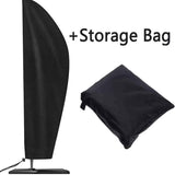 Patio Cantilever Umbrella Covers for Outdoor: Waterproof Offset Umbrella Cover Banana Style , Black Suitable for 265cm umbrella In Australia - Darrahopens