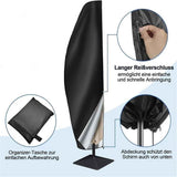 Patio Cantilever Umbrella Covers for Outdoor: Waterproof Offset Umbrella Cover Banana Style , Black Suitable for 265cm umbrella In Australia - Darrahopens