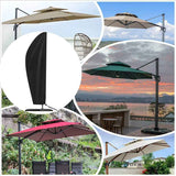 Patio Cantilever Umbrella Covers for Outdoor: Waterproof Offset Umbrella Cover Banana Style , Black Suitable for 265cm umbrella In Australia - Darrahopens