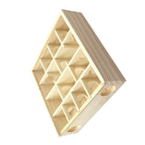 Wooden Hamster Tunnel Maze with Cover, Hideout & Tunnel Exploring Toys for Dwarf Hamsters Mice Small Gerbil In Australia - Darrahopens