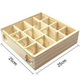 Wooden Hamster Tunnel Maze with Cover, Hideout & Tunnel Exploring Toys for Dwarf Hamsters Mice Small Gerbil In Australia - Darrahopens
