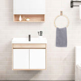 2 Pcs Towel Rack Handmade Wooden Bead Towel Ring Wall Mounted Farmhouse Hand Towel Holder for Bathroom Decor In Australia - Darrahopens