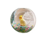 Bird Nest for Cage Bite-Resistant, Washable Clear Observation Small Bird House Hanging, Warm Birds Bed Plush Hut, Parakeet Nest to Lay Eggs Breeding Sleeping（white） In Australia - Darrahopens