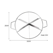 Pie Cutter 6 slice Stainless Steel Pie Cutter with 6 Equal Slices for Slicing Pies Cake Quiches Desserts In Australia - Darrahopens