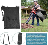 Blower Bag Black Leaf Vacuum Bag Leaf Blower Replacement Bag , Adjustable Leaf Blower Mulcher Bag Bottom Debris Zipper Bag Fallen Leaves Collection Bag 420D In Australia - Darrahopens