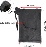 Blower Bag Black Leaf Vacuum Bag Leaf Blower Replacement Bag , Adjustable Leaf Blower Mulcher Bag Bottom Debris Zipper Bag Fallen Leaves Collection Bag 420D In Australia - Darrahopens