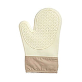 Silicone Oven Mitts，Heat Resistant up to 300°F, Oven Gloves with Soft Lining, Non-Slip Kitchen Essentials, Kitchen Gadgets, Apartment Essentials, Great Gift for Cooking (beige-1pair) In Australia - Darrahopens