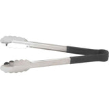 10in Stainless steel food clip, cake clip, baking bread clip, steak clip, barbecue clip, kitchen tool（Black） In Australia - Darrahopens
