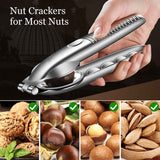 Chestnut Open Clip, Stainless Steel Chestnut Cutter Tool, Kitchen Peeler Clip for Chestnuts, Nut Opener Nut Knife for Pecan Cracker (Silver/2pcs) In Australia - Darrahopens