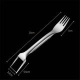 2-in-1 Stainless Steel Fruit Cutter, Dual Head Watermelon Fork Slicer Cutter Tool, Summer Watermelon Fruit Cutting Home Kitchen Gadgets (2Pcs) In Australia - Darrahopens