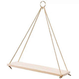2pcs Hanging Shelves for Indoor Wall and Window - Floating Wall Shelves for Plant Display, Boho Style Home Decor.( 35*14cm) In Australia - Darrahopens