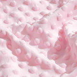 Baby Blanket for Girls, Soft Crib Blanket 95*75cm, Newborn Blankets for Nursery, Stroller, Toddler Bed, Carseat, Double Layer, Pink In Australia - Darrahopens
