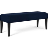 Removable Dining Chair Cover, Soft Fit Universal Stretch Bench Chair Slipcovers, Anti-Dust Washable Jacquard Seat Protector for Bedroom, Living Room, Kitchen(dark blue) In Australia - Darrahopens