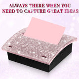Self Stick Note Pad Holders  Pink Cute Note Holder Sticky Dispenser Extract sticky note box, plastic sticky note holder, easy to stick box, tissue box In Australia - Darrahopens