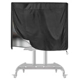 Black 420D Oxford cloth Mobile Outdoor TV Stand Cover for 60-72 Inches Mobile TV Cart Black Waterproof Moisture-proof Dust-proof TV Screen Protection Cover In Australia - Darrahopens