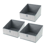 3pcs Closet Storage Bins Shelf Baskets for Shelves, for Organization, Closet Organizers and Storage（grey） In Australia - Darrahopens