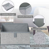 3pcs Closet Storage Bins Shelf Baskets for Shelves, for Organization, Closet Organizers and Storage（grey） In Australia - Darrahopens