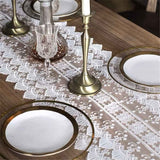 White lace exquisite rectangular dining table scarf elegant dress scarf simple and chic rural decoration home kitchen festival wedding party living room (white, 35*180cm) In Australia - Darrahopens