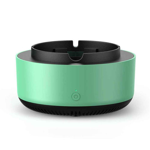 2 in 1 Multifunctional Smokeless Ashtray,Air Purifier Ashtray with Filter, Purifier Ashtrays for Cigarettes Car Indoor (Green) In Australia - Darrahopens