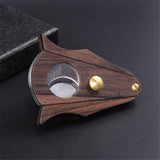 2 pcs Cigar Cutter Lock System Wood Stainless Steel Double Cut Blade Cigar Guillotine Cutter  Bat Sandalwood Noodles In Australia - Darrahopens