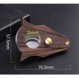 2 pcs Cigar Cutter Lock System Wood Stainless Steel Double Cut Blade Cigar Guillotine Cutter  Bat Sandalwood Noodles In Australia - Darrahopens